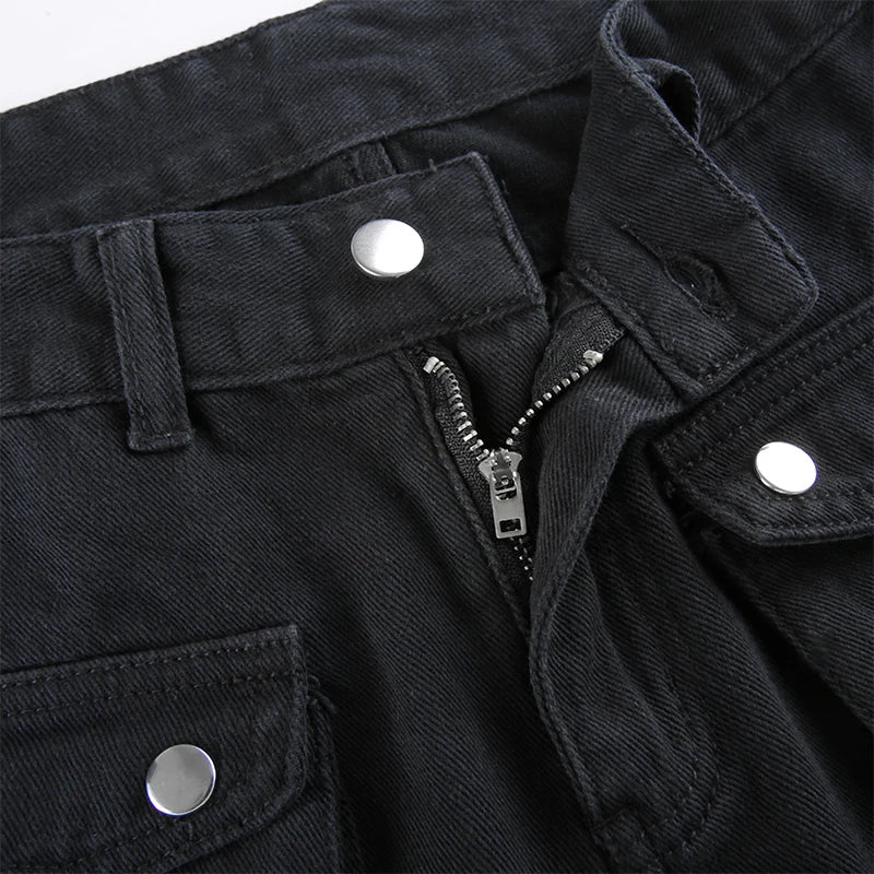 TOKYONOIR E-Girl Gothic Cargo Pants