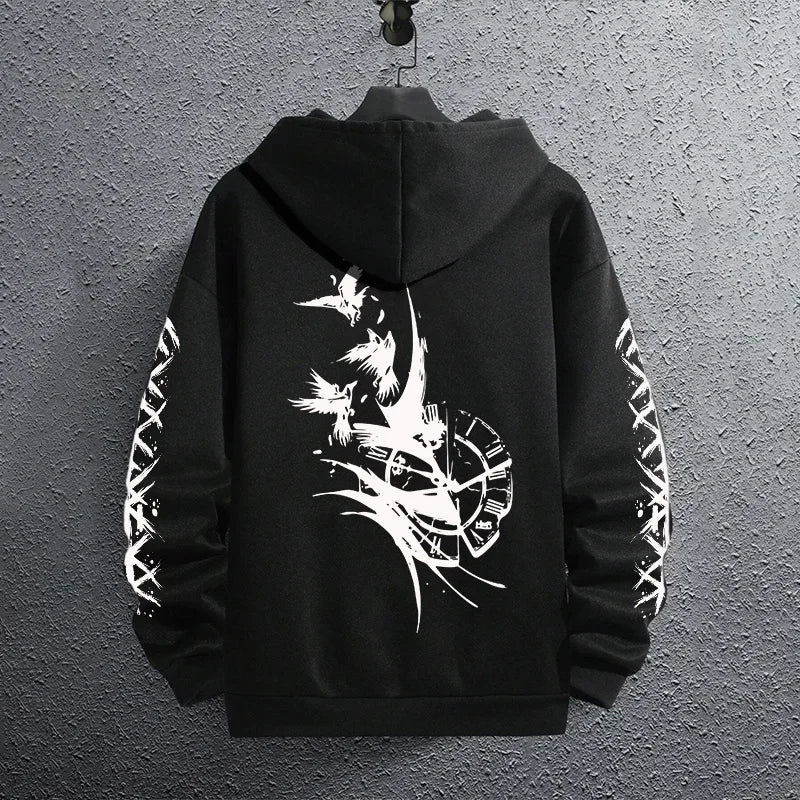 Techwear Graphic Hoodie