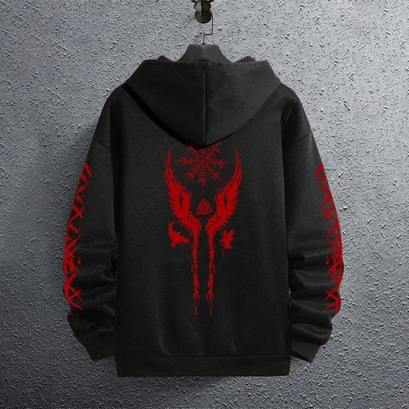 Techwear Graphic Hoodie