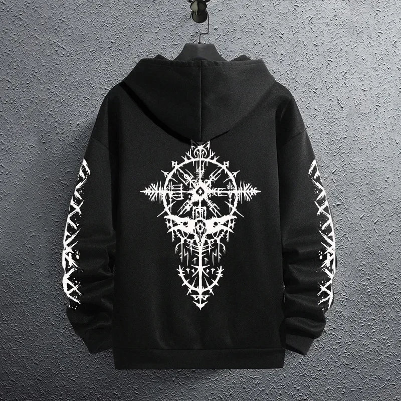 Techwear Graphic Hoodie