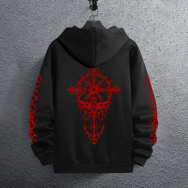 Techwear Graphic Hoodie