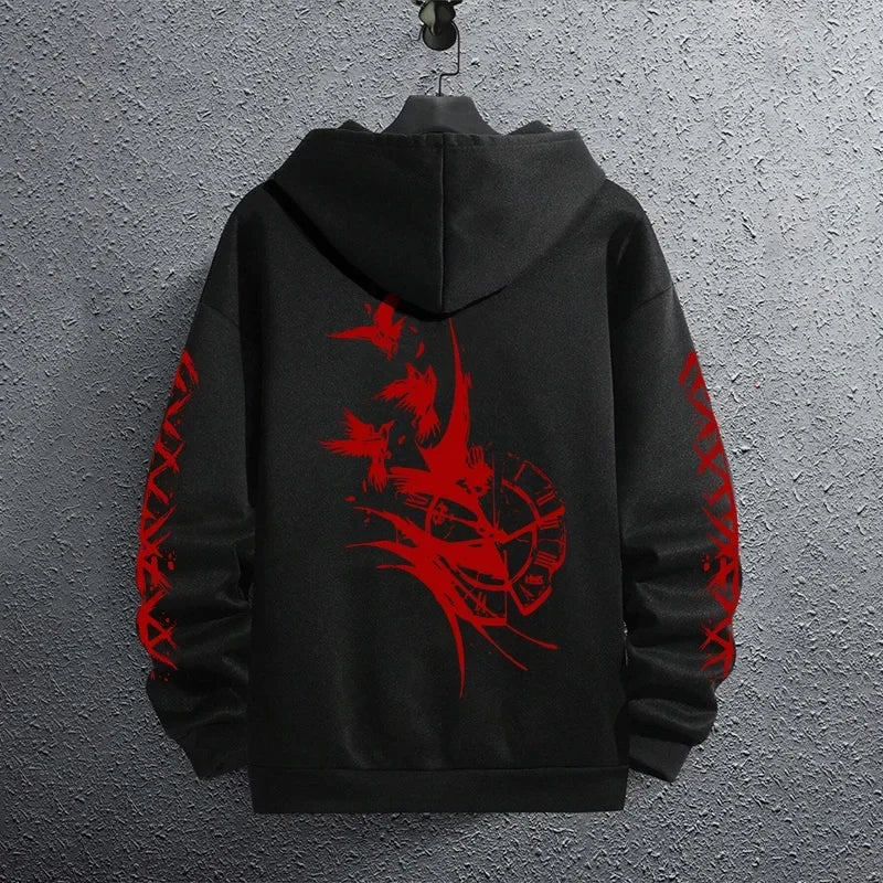 Techwear Graphic Hoodie
